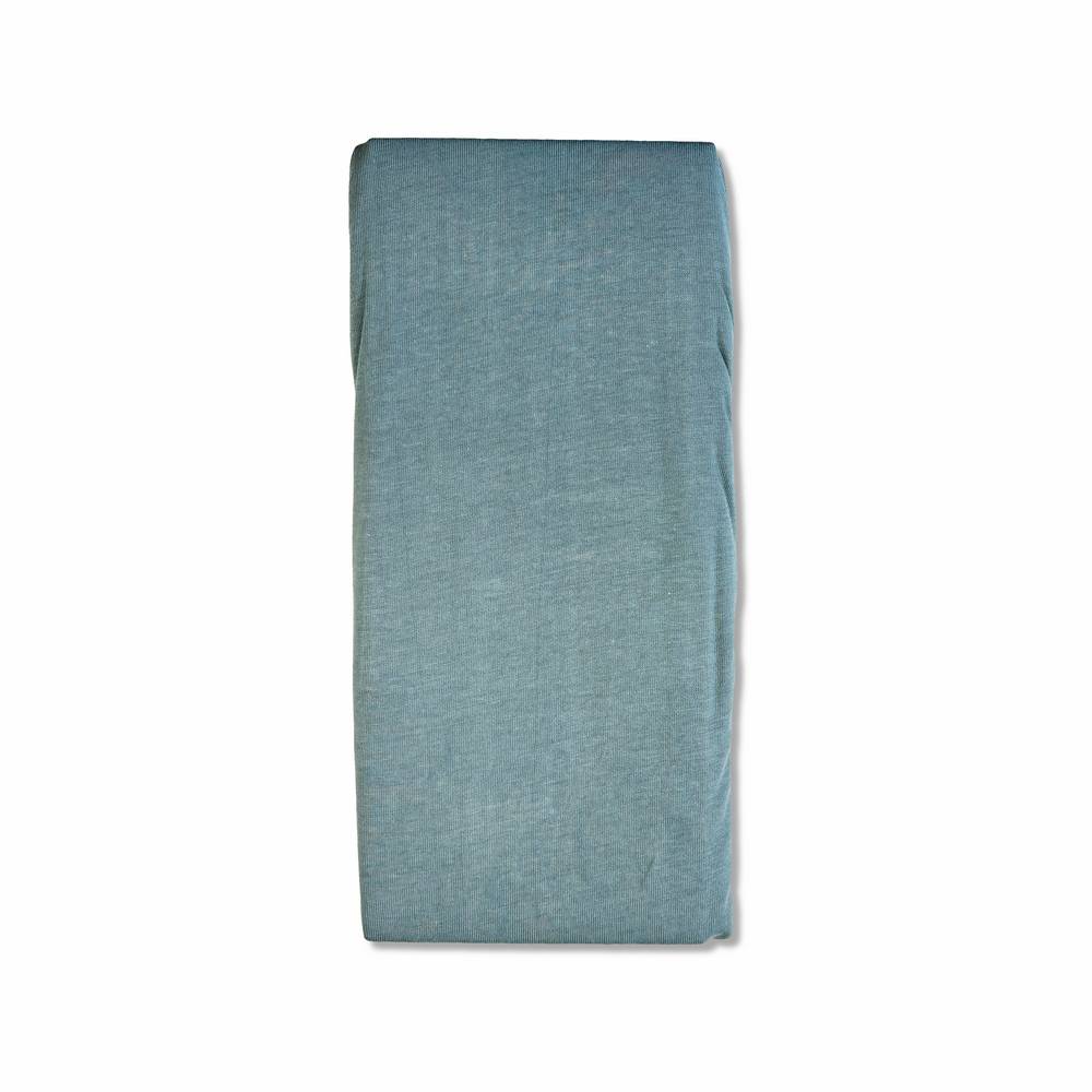 Lenzuolo sotto con angoli Harmony Jersey Salvia piazza e mezzo