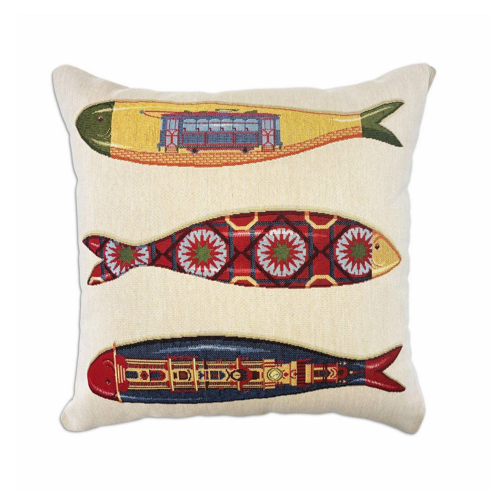 Federa in gobelin 3 Sardine Colorate 45 x 45