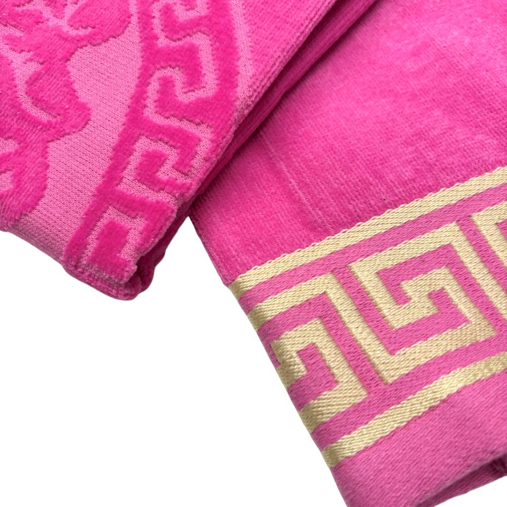 Telo Mare Spugna Velour New Cameo Rosa 90 x 165 Personalizzato