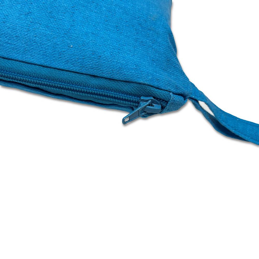 Pochette in tessuto Riviera Turchese