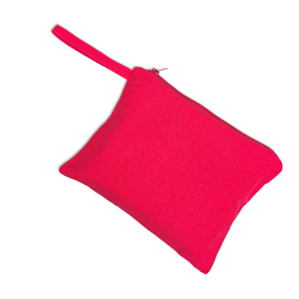 Pochette in tessuto Paint Fucsia Fluo