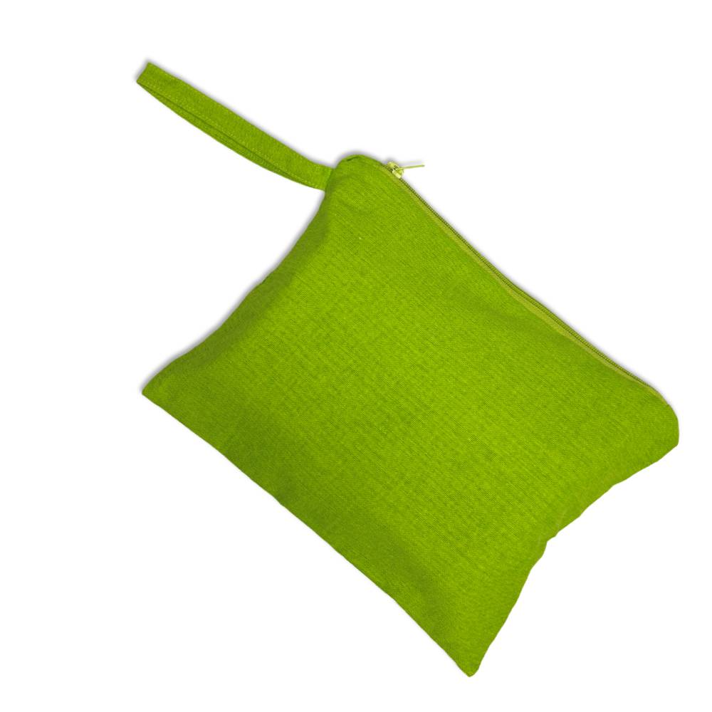 Pochette in tessuto Paint Verde Personalizzata