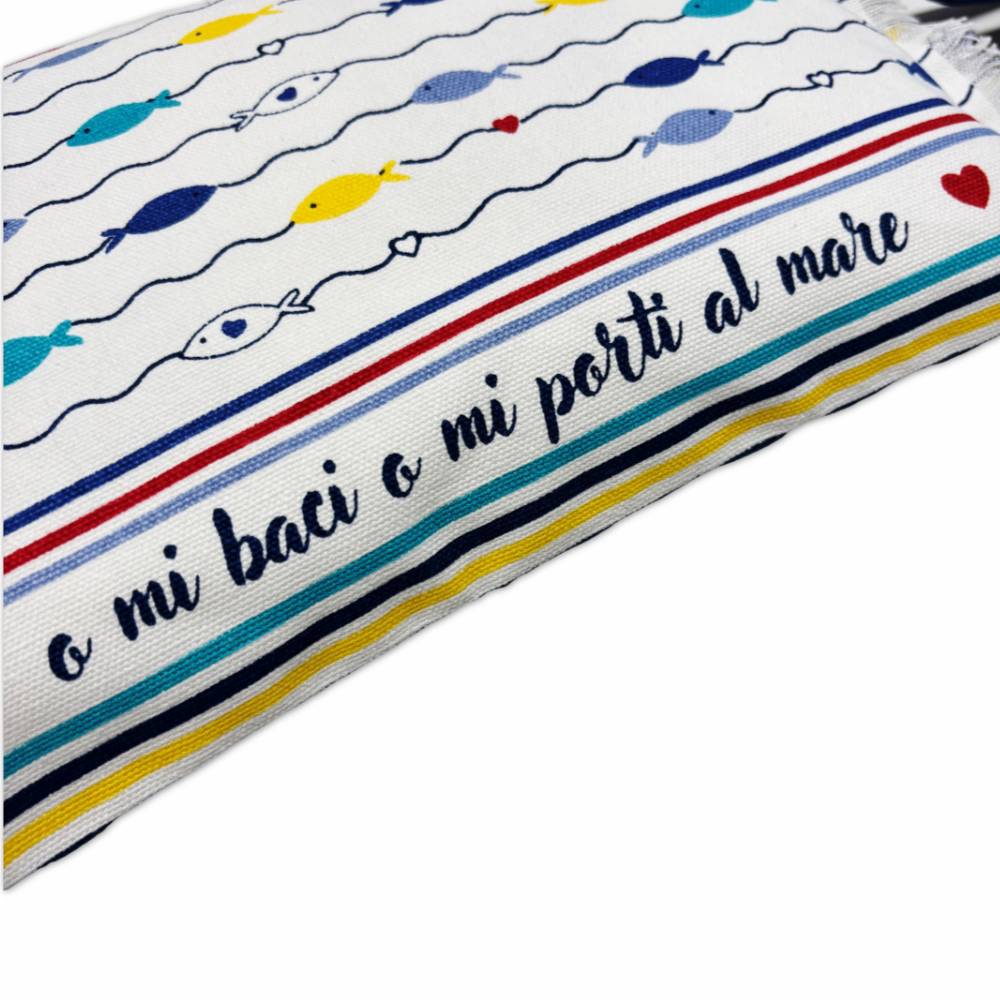 Borsa Mare + Pochette Love Fish Personalizzati