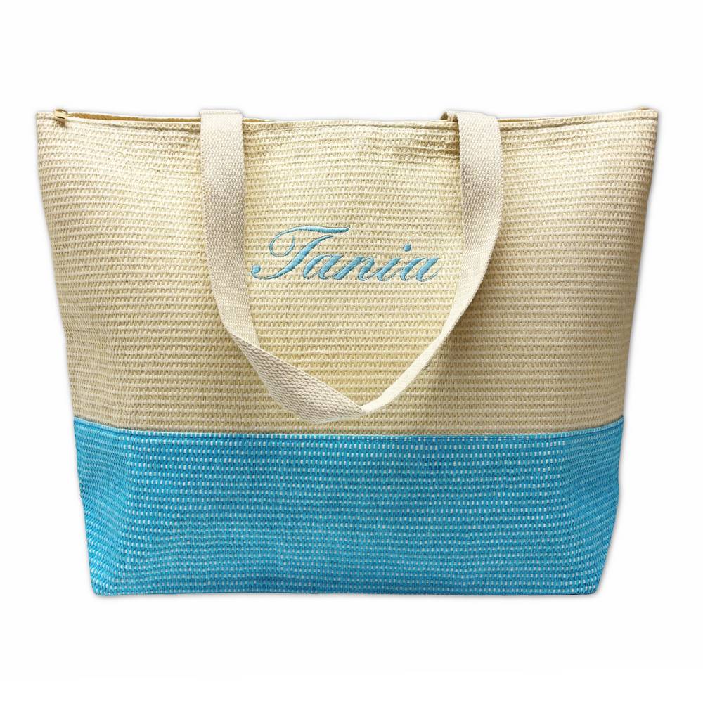 Borsa Mare Skin fascia azzurra Personalizzata