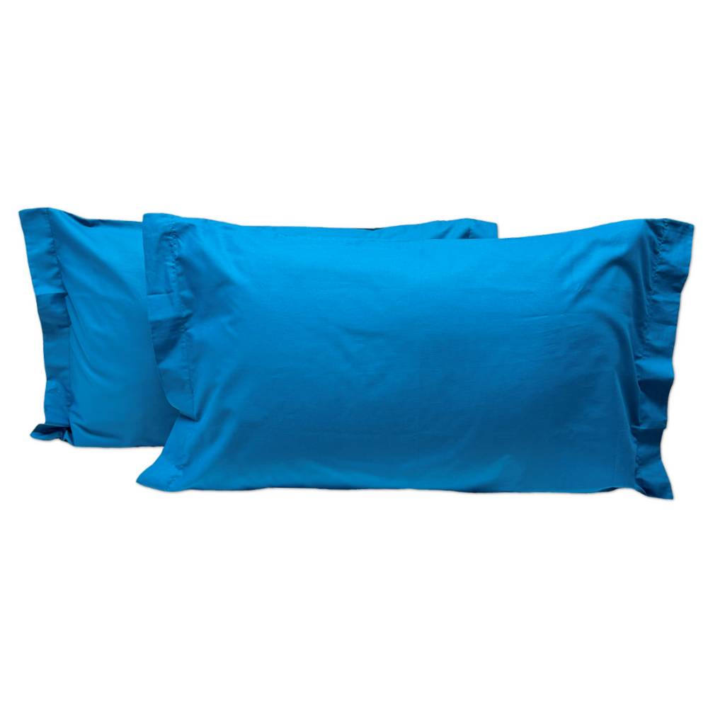 Coppia Federe con volant Petrolio