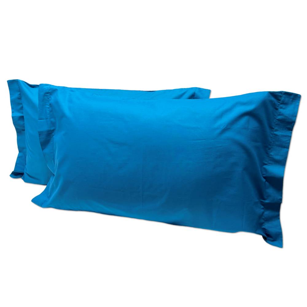 Coppia Federe con volant Petrolio