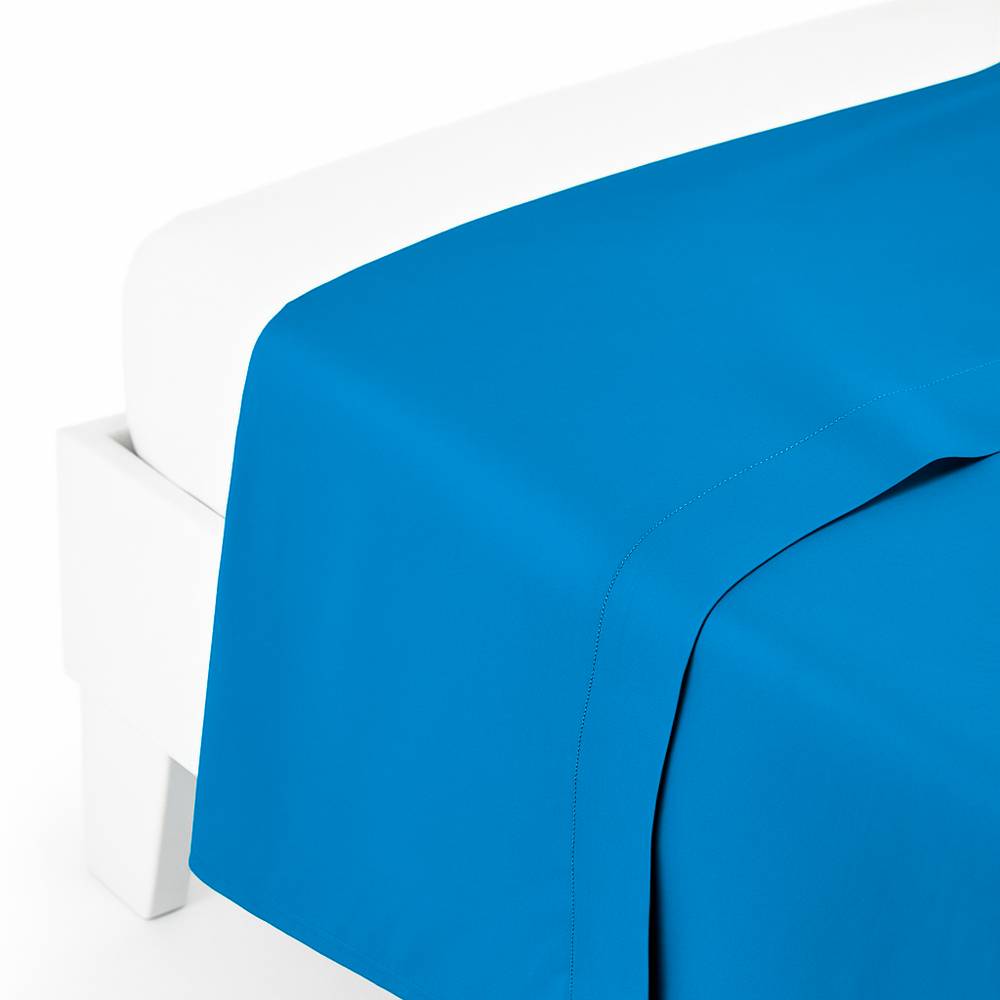 Lenzuolo sopra joli Petrolio matrimoniale