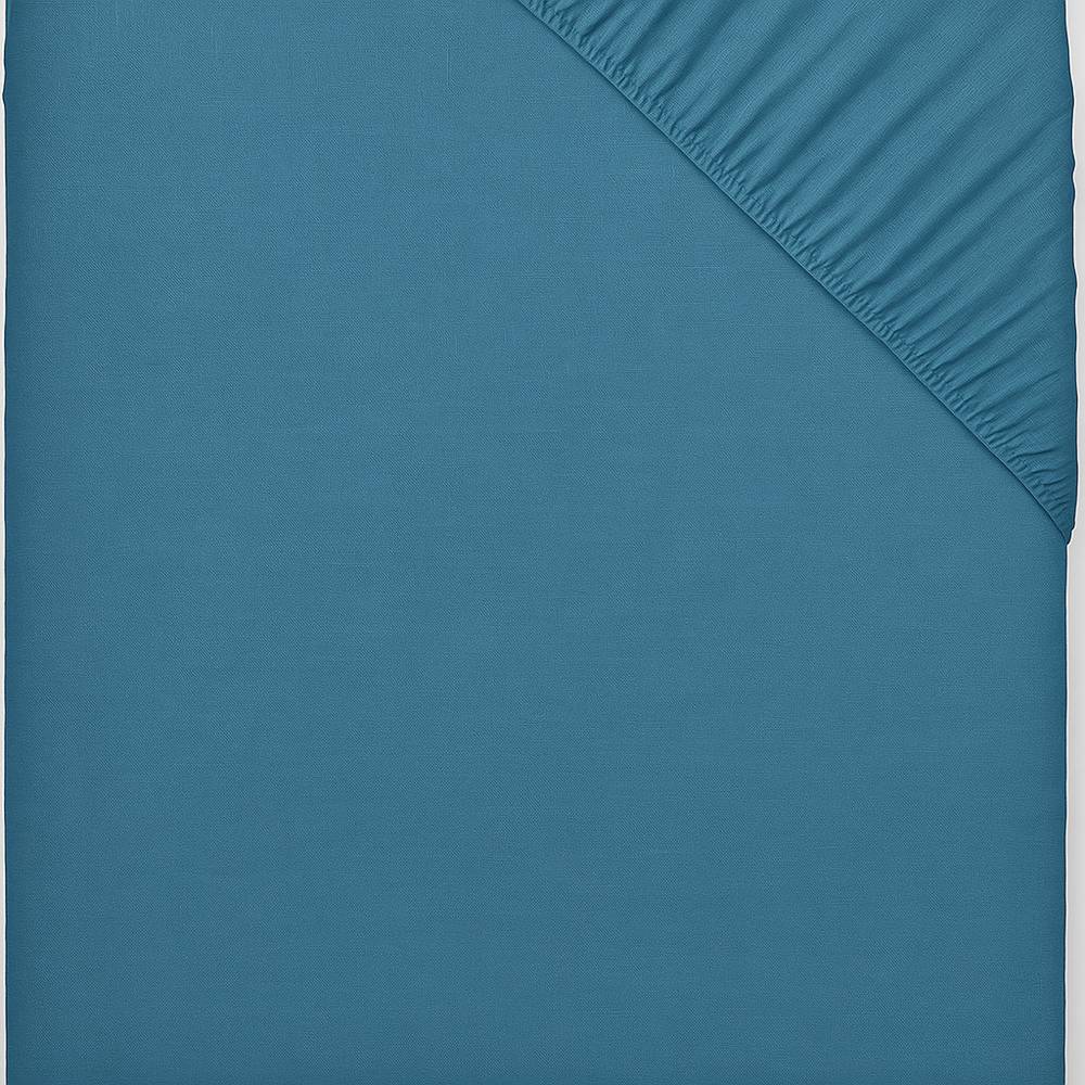 Lenzuolo sotto con angoli e elastici joli Maxi Petrolio matrimoniale