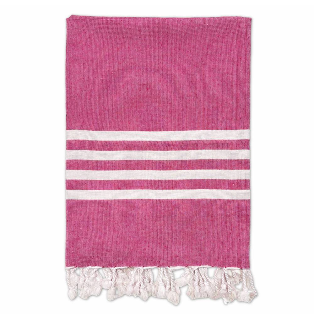 Fouta Telo Mare Azzorre Fucsia 80 x 160 Personalizzato
