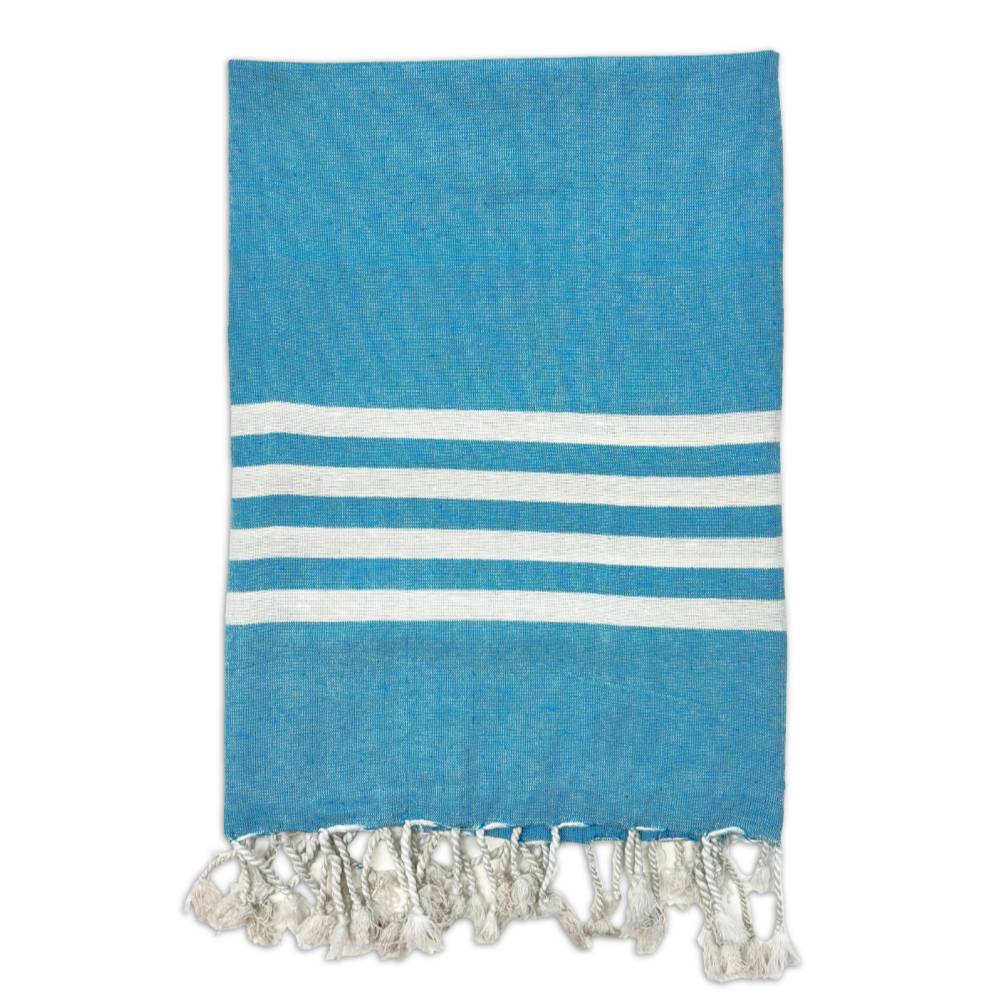 Fouta Telo Mare Azzorre Azzurro 80 x 160 Personalizzato