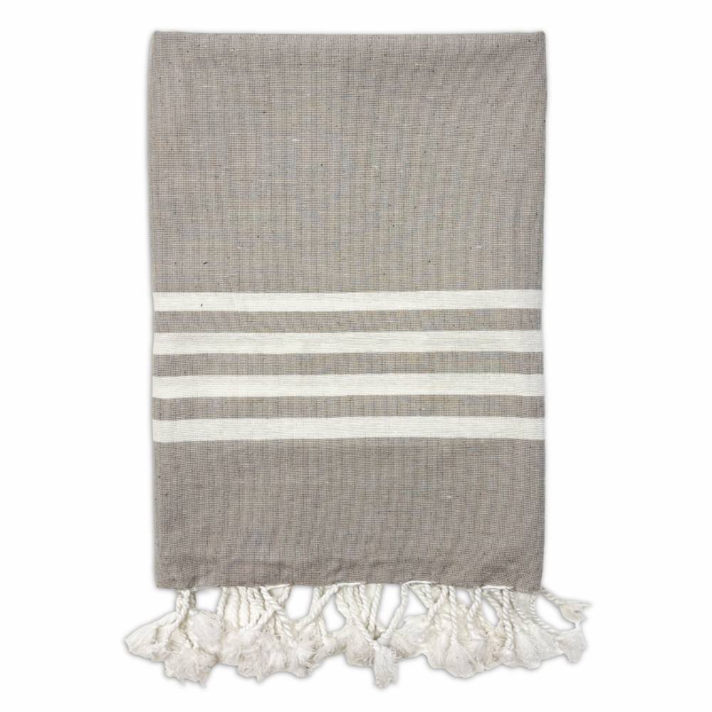Fouta Telo Mare Azzorre Tortora 80 x 160 Personalizzato