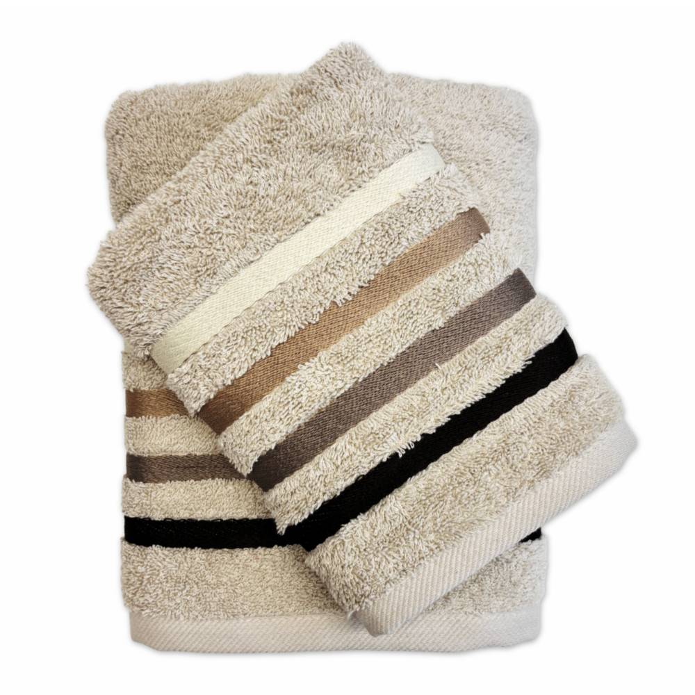 Coppia asciugamani Zeus Beige