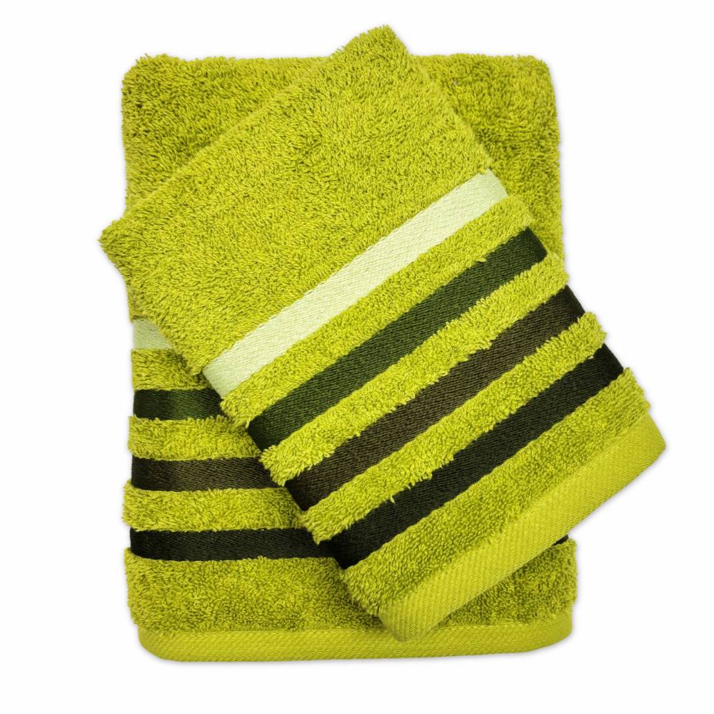 Coppia asciugamani Zeus Verde Oliva