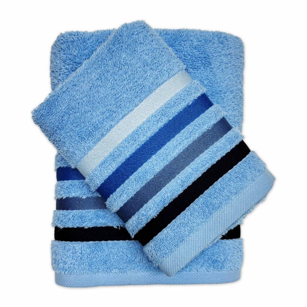 Coppia asciugamani Zeus Azzurro