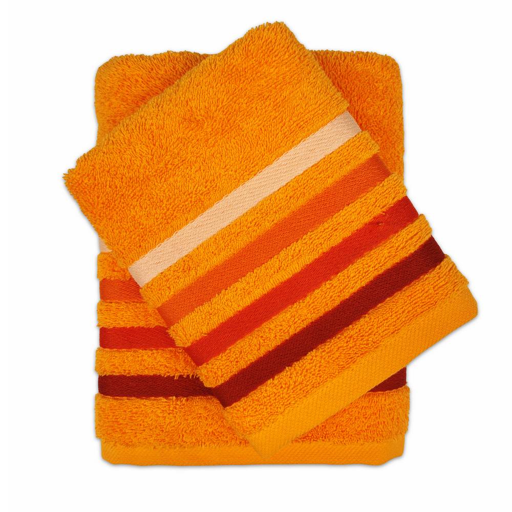Coppia asciugamani Zeus Arancio