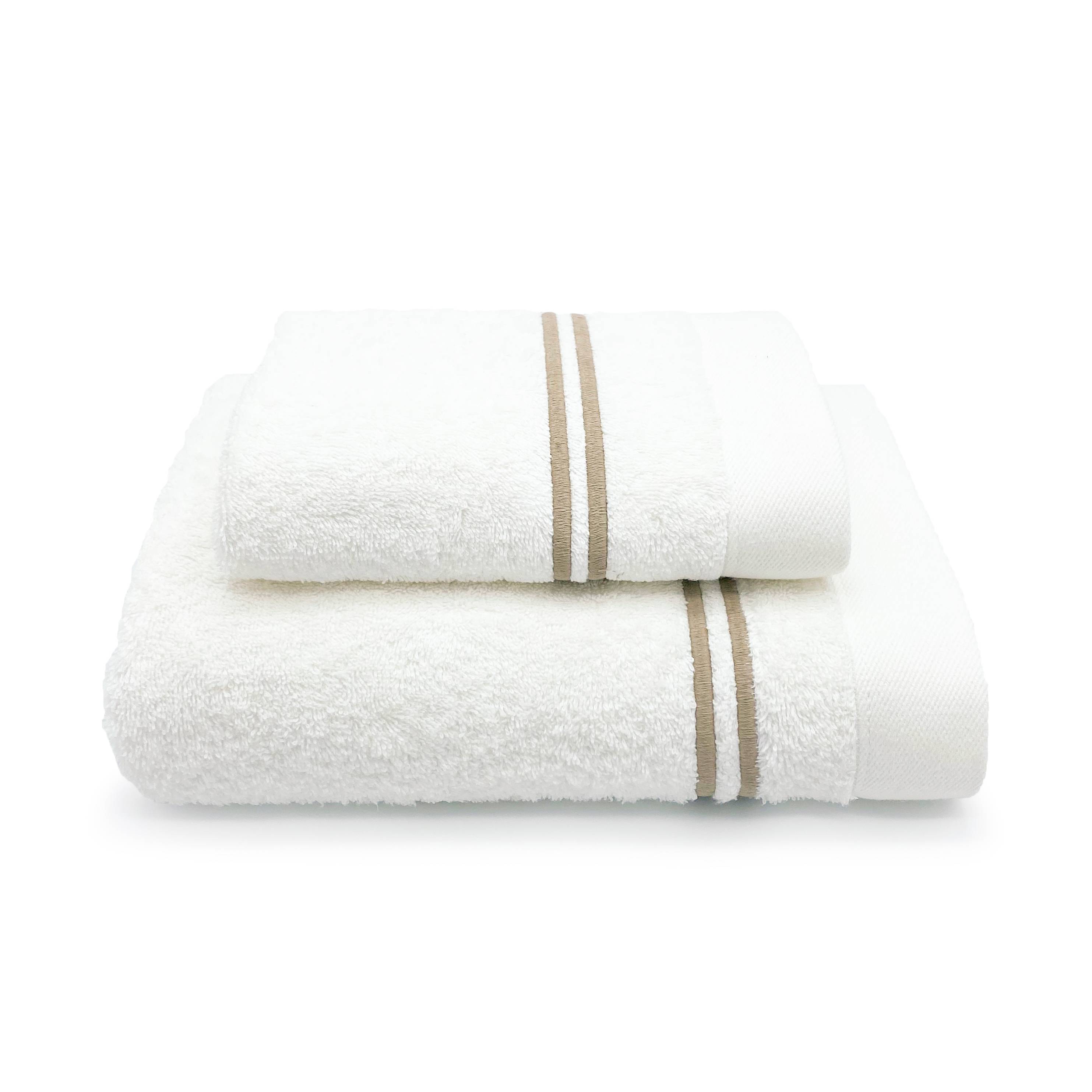 Coppia asciugamani CREOLE City Panna/Beige