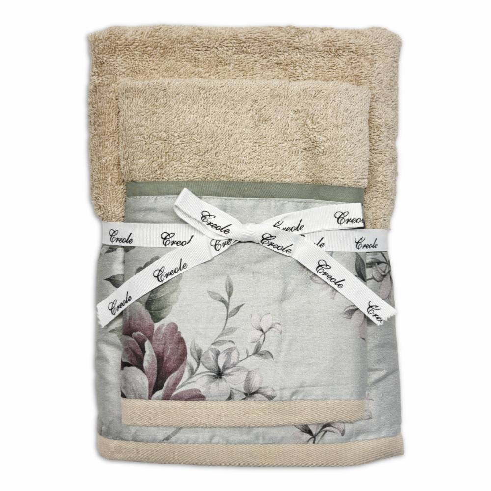 Coppia asciugamani CREOLE Alexa Beige