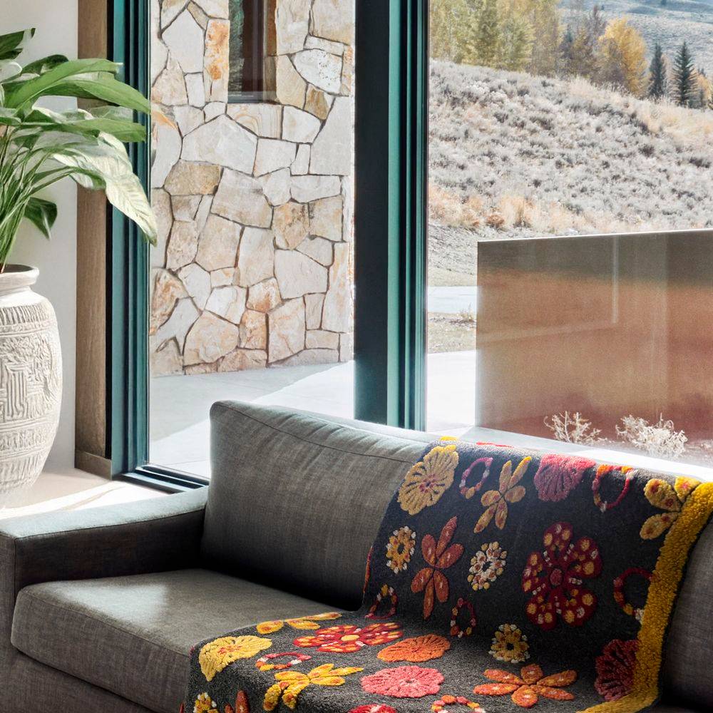 Plaid CREOLE in Lana Cotta Hippy 150 x 200