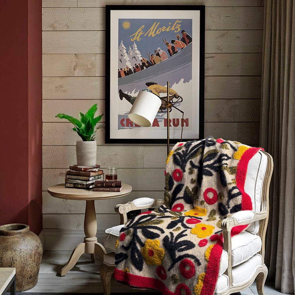 Plaid CREOLE in Lana Cotta Prateria 150 x 200