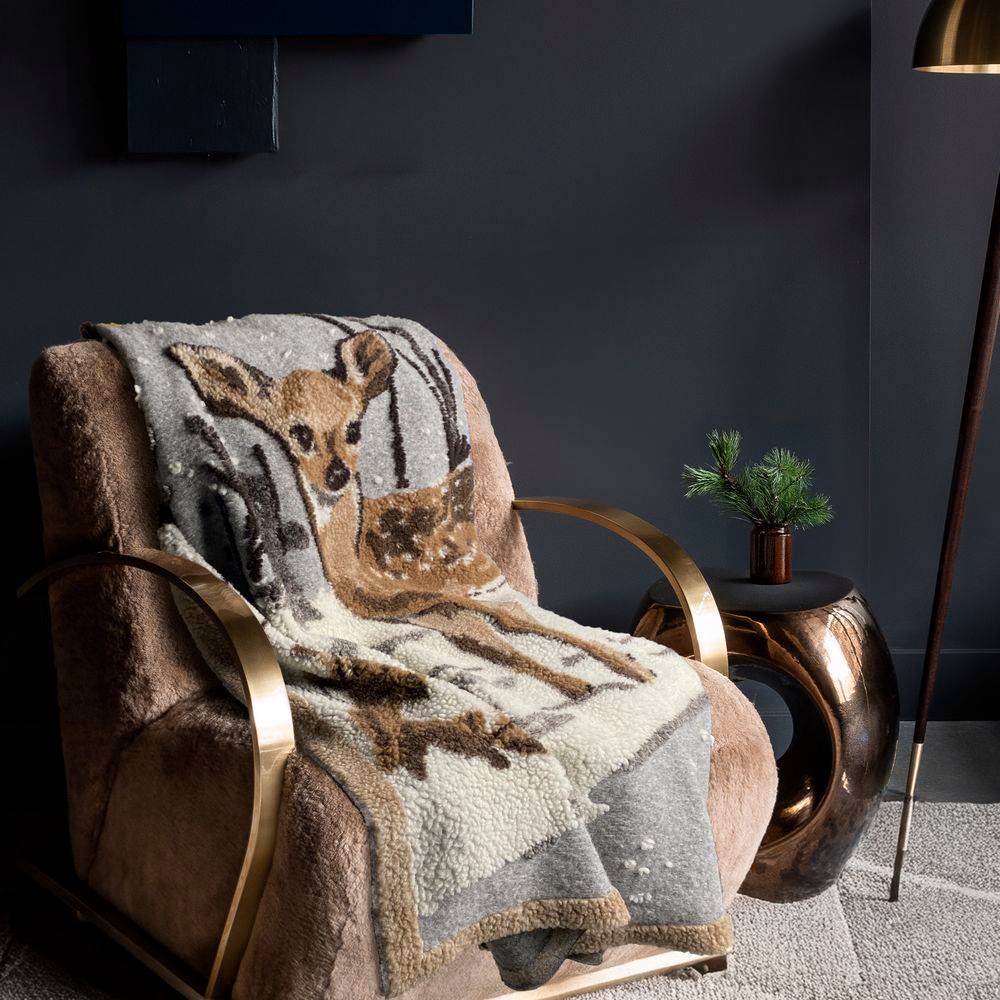 Plaid CREOLE in Lana Cotta Bamby 150 x 180