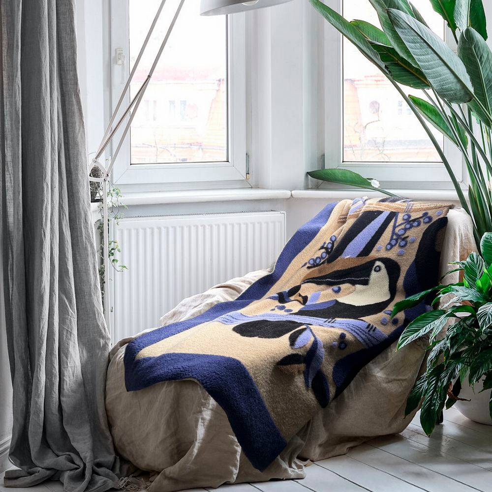 Plaid CREOLE in Lana Cotta Tucano 160 x 200 Le tele di Margi