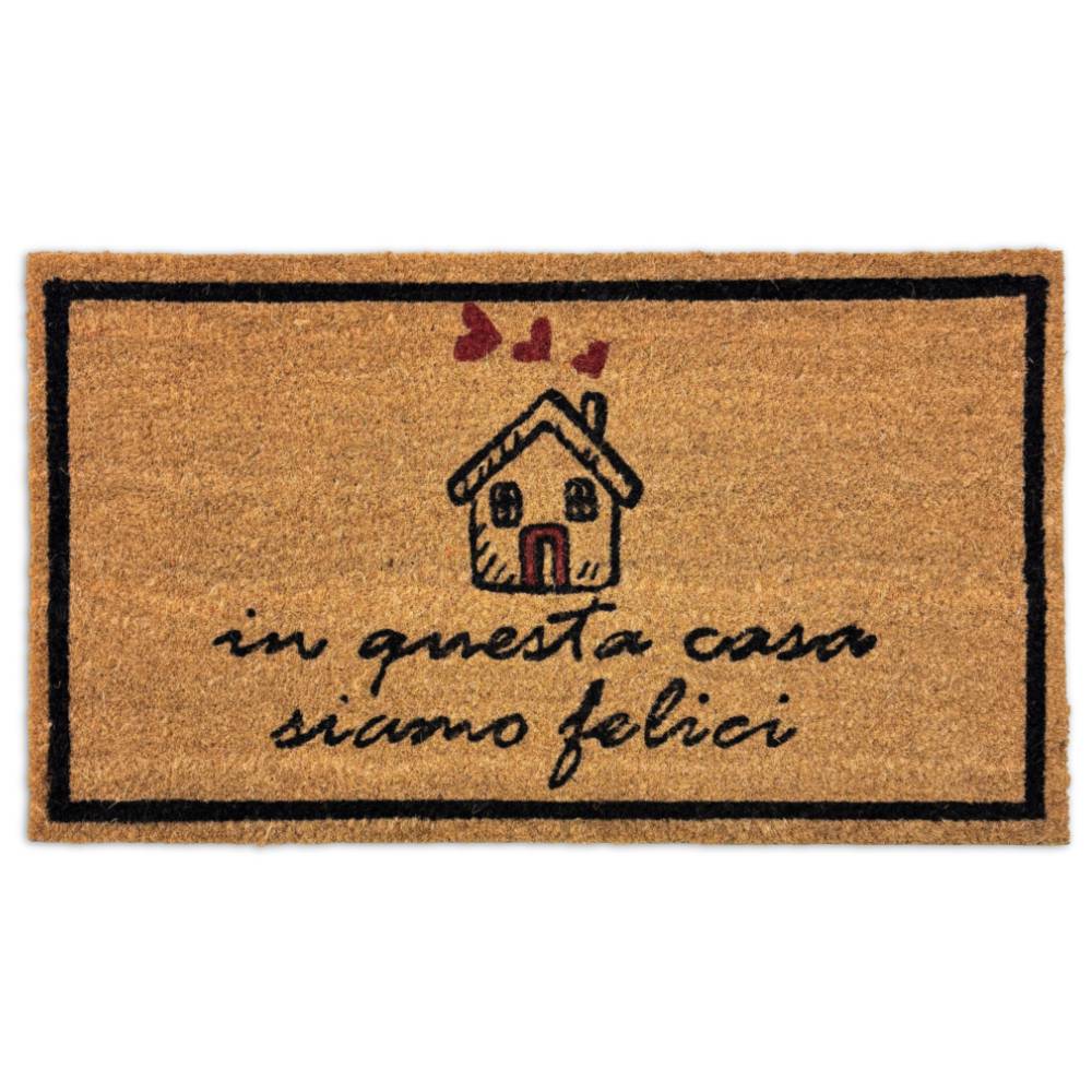 Zerbino in cocco In questa Casa siamo Felici