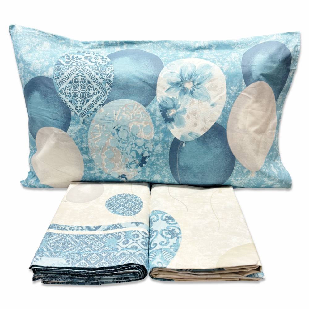 Parure copripiumino Palloncini azzurri matrimoniale