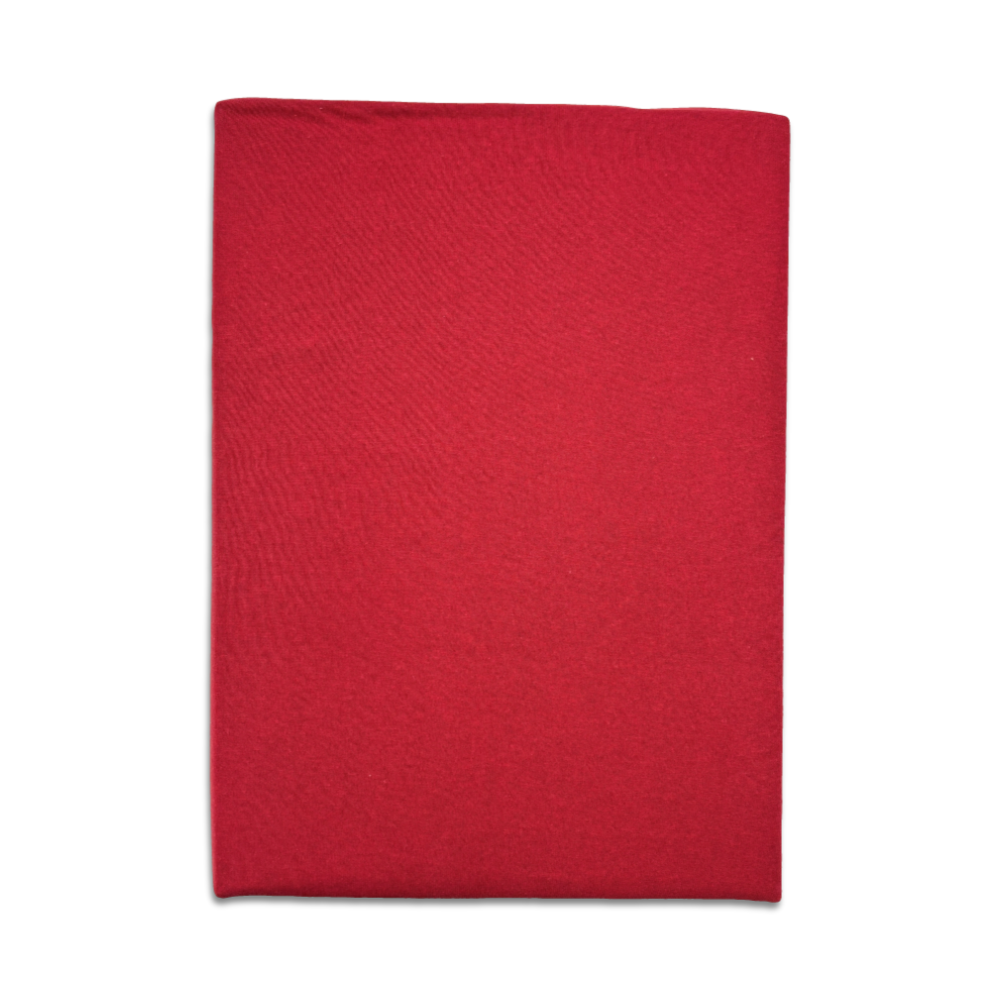 Lenzuolo sotto con angoli Jersey rosso singolo