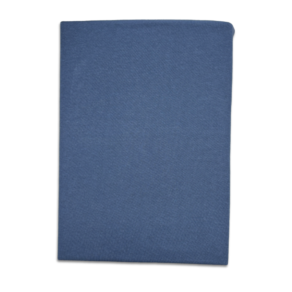 Lenzuolo sotto con angoli Jersey blu singolo