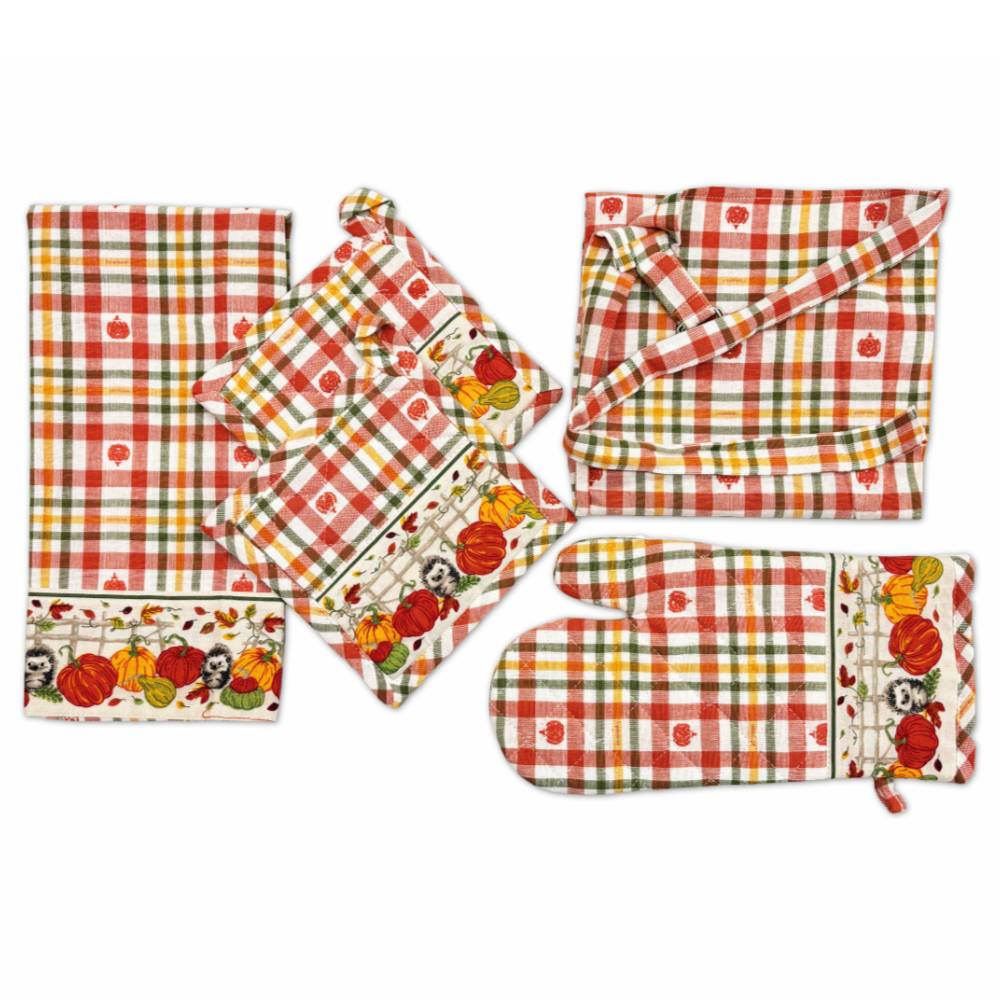 Set Cucina + Grembiule Zucche