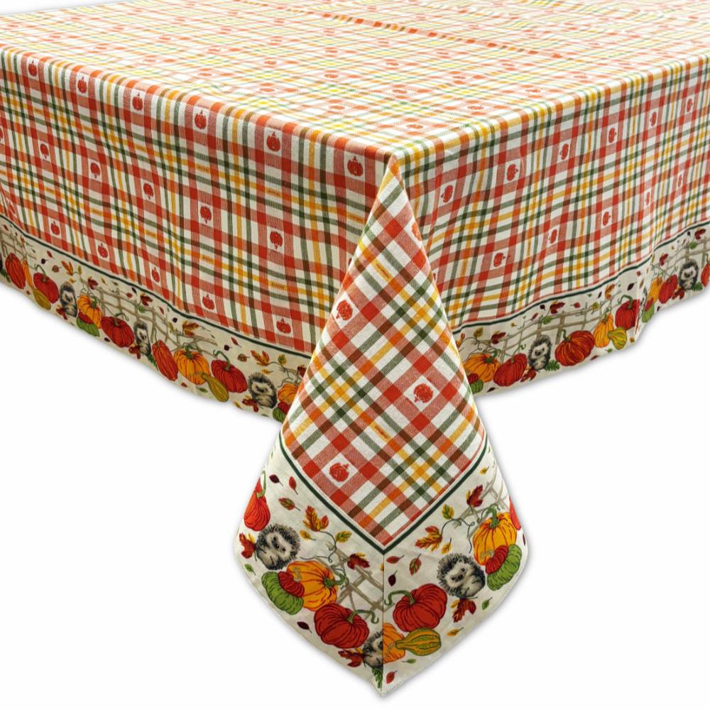 Tovaglia tinto in filo Zucche 140 X 240