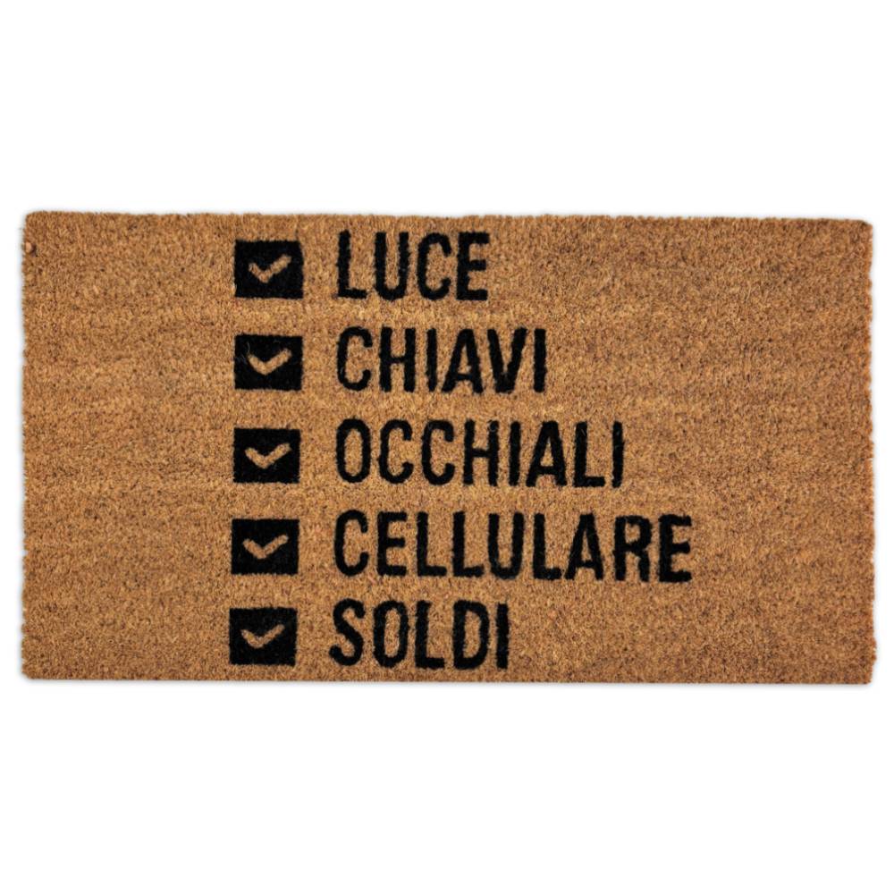 Zerbino in cocco Check Casa