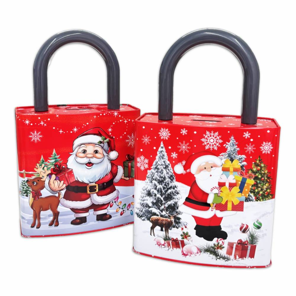 Salvadanaio Lucchetto in Latta