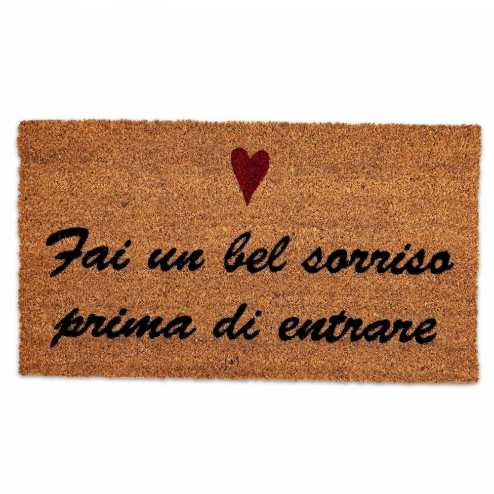 Zerbino in cocco Fai un bel Sorriso