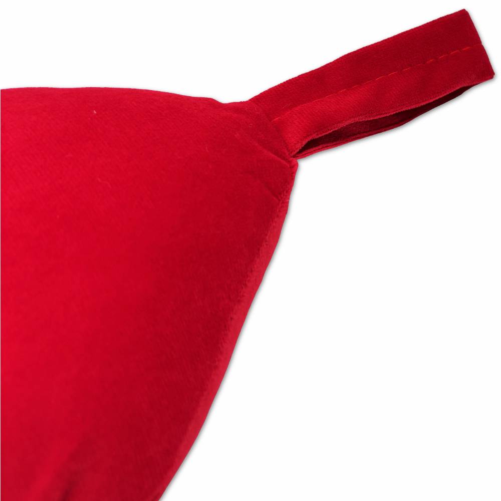 Ghirlanda addobbo Albero Velluto Rosso