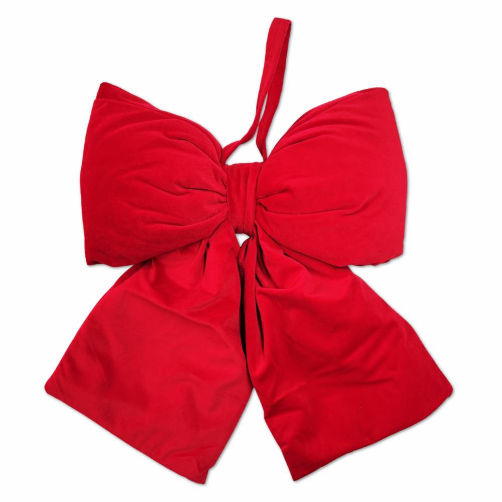 Ghirlanda addobbo Fiocco Rosso