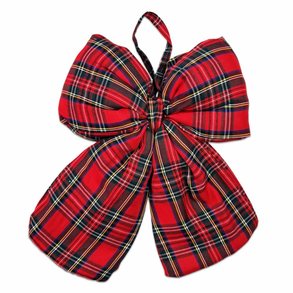 Ghirlanda addobbo Fiocco Tartan