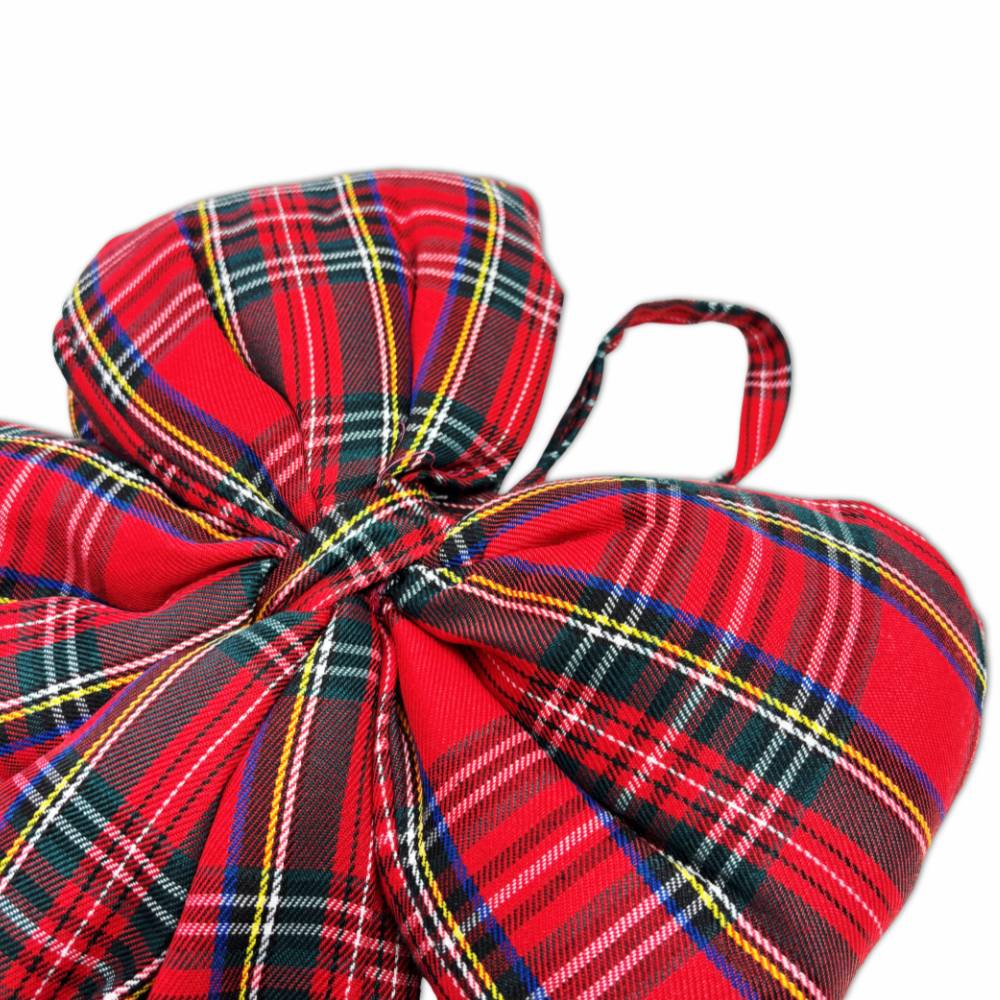 Ghirlanda addobbo Fiocco Tartan