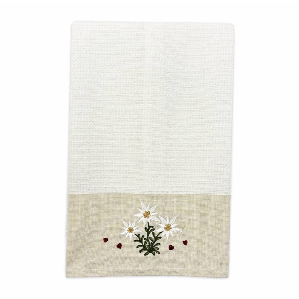 Canovaccio nido d'ape Amore Stelle Alpine