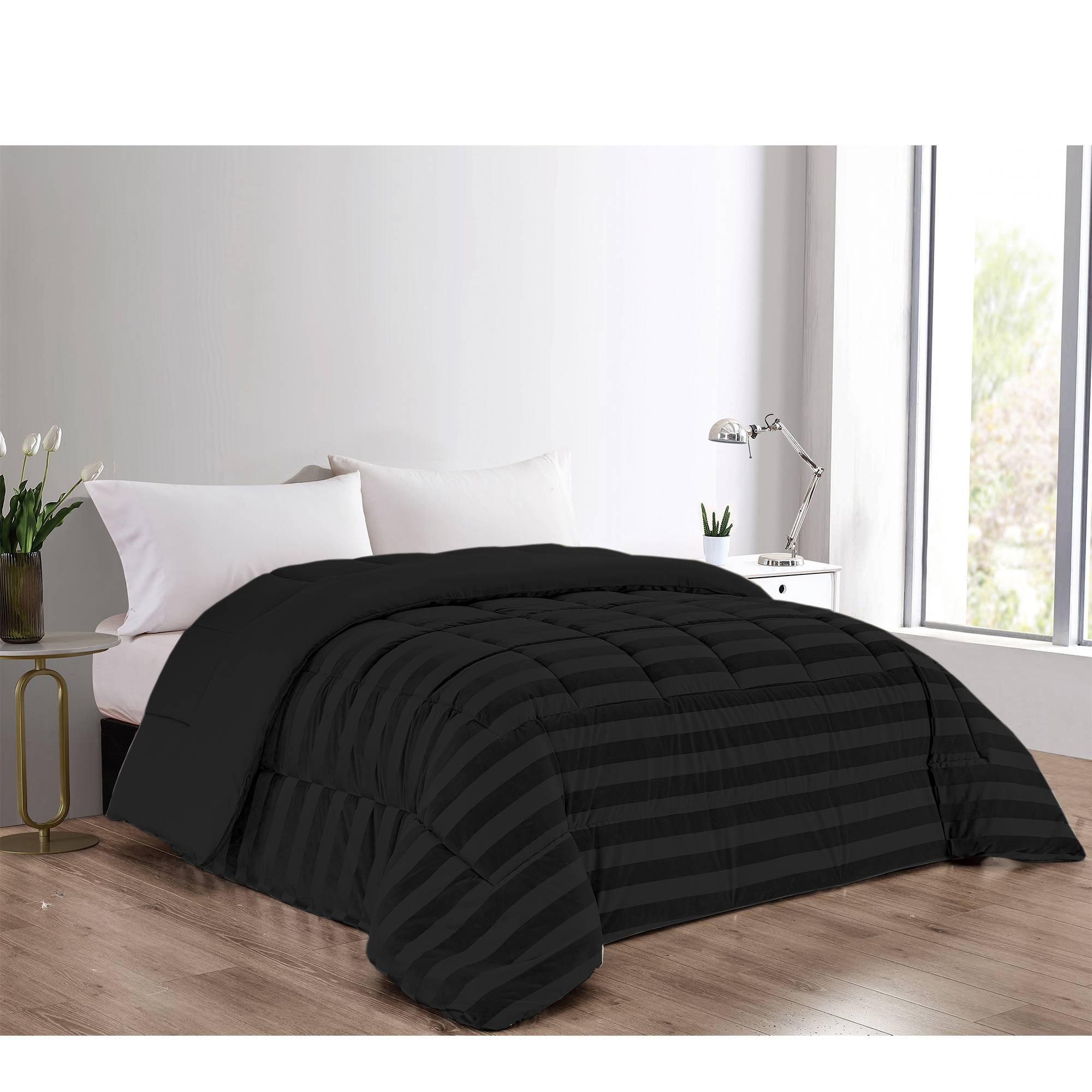 Trapunta matrimoniale Ludovica Nero 260 x 260