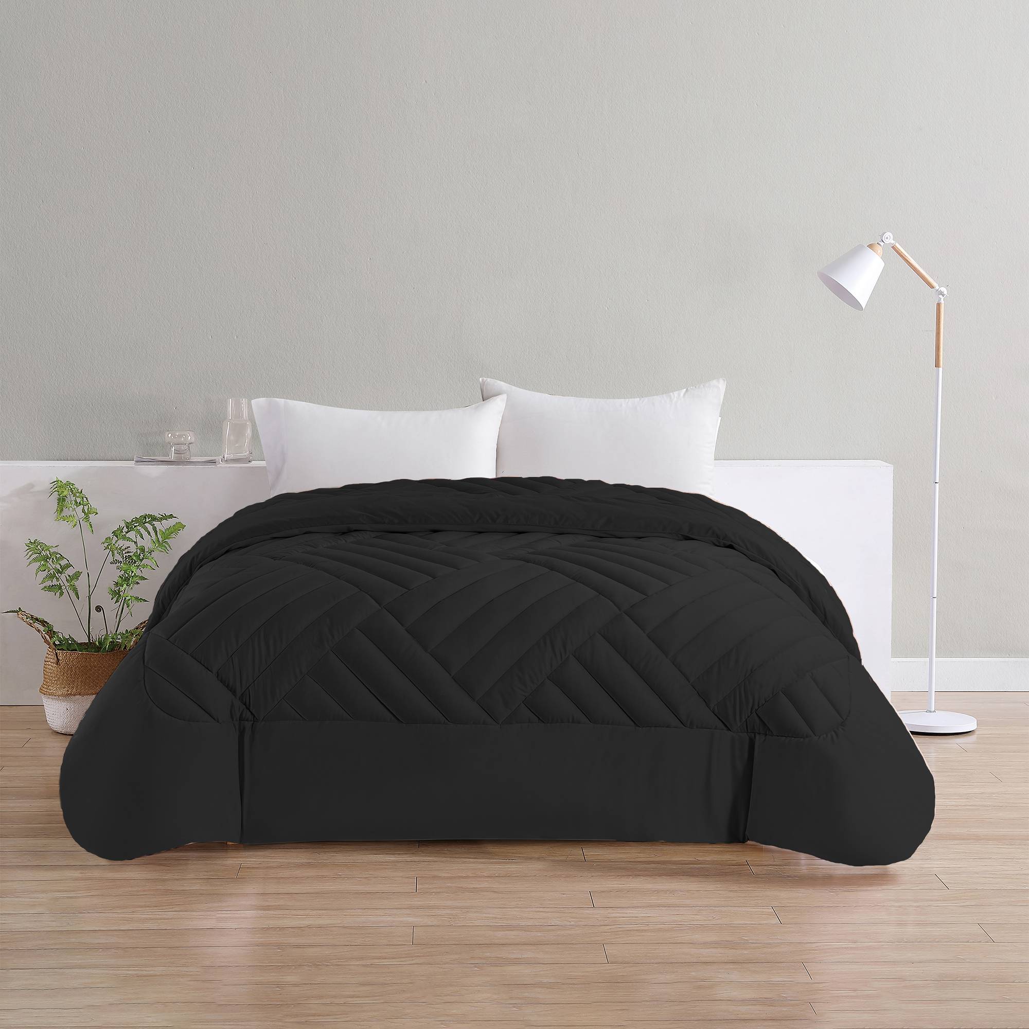 Trapunta matrimoniale Diaol Velvet Nero 260 x 260