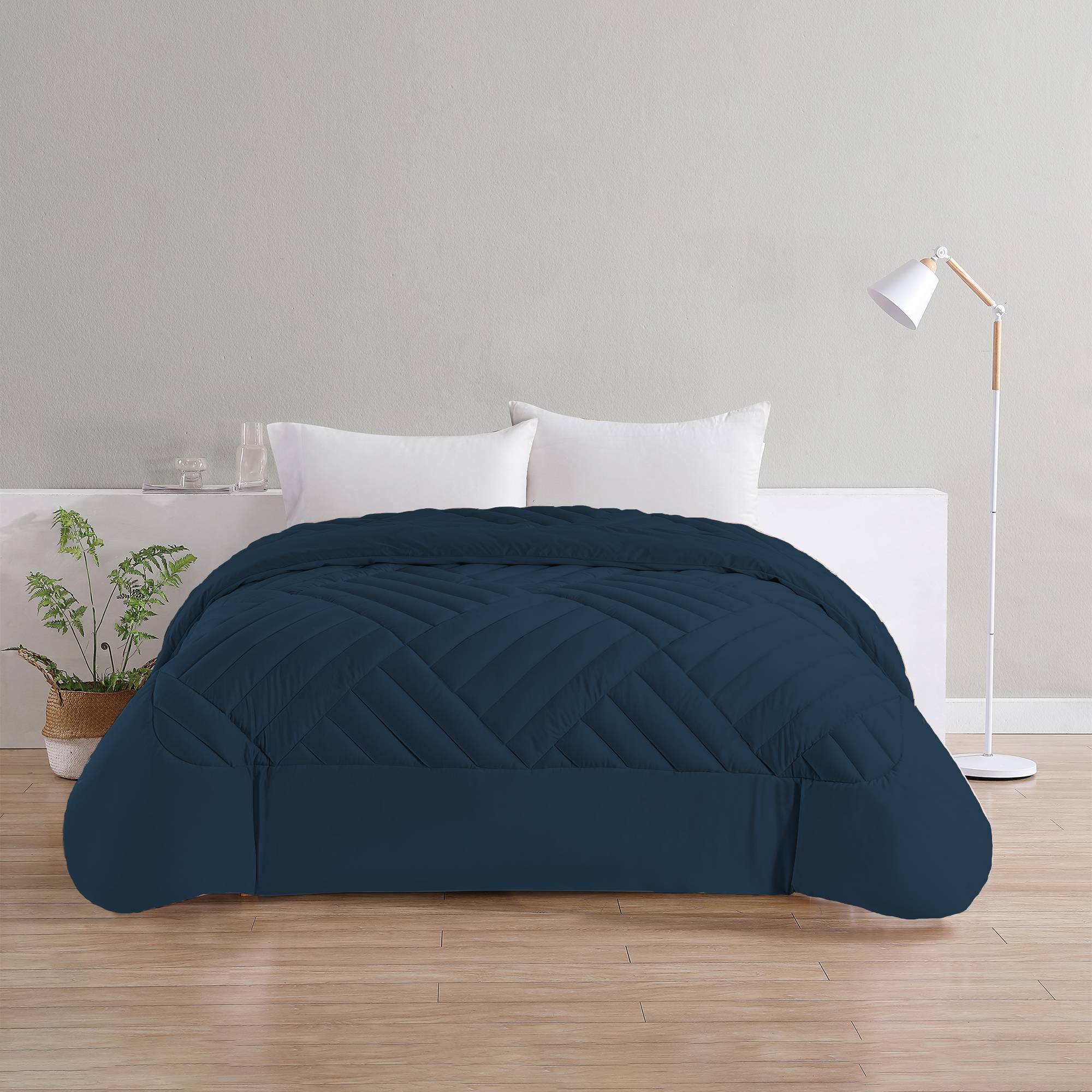 Trapunta matrimoniale Diaol Velvet Petrolio 260 x 260