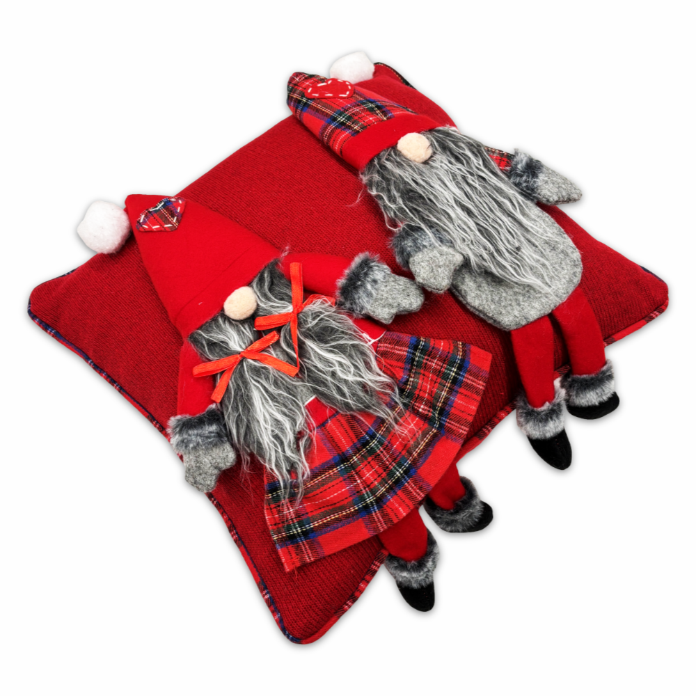 Federa cuscino Elfi gambe a penzoloni 40 x 40