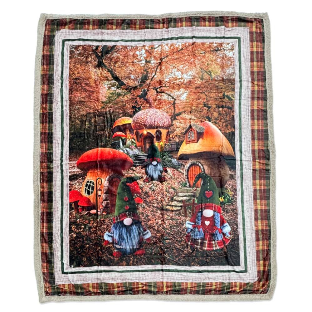 Plaid Sherpa stampa digitale Elfi 130 x 160