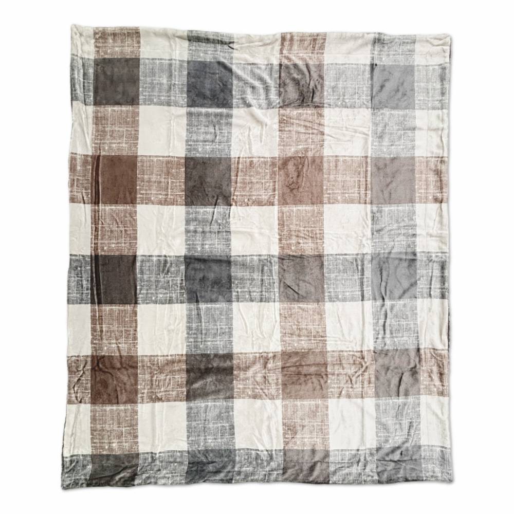 Plaid Sherpa Square 130 x 160