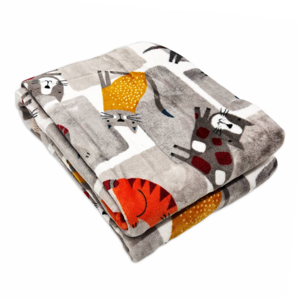 Plaid Sherpa Gatti Ritmo 130 x 160