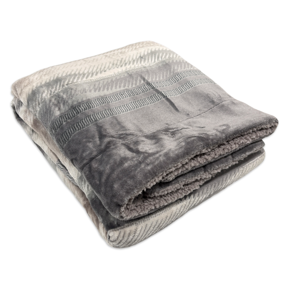 Plaid Sherpa Graphic 130 x 160