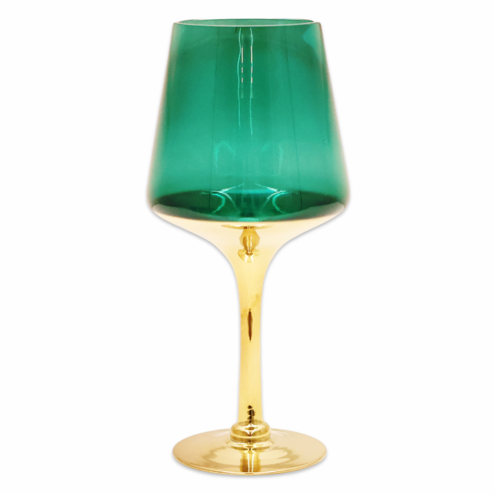 Vaso/Coppa in Vetro Verde