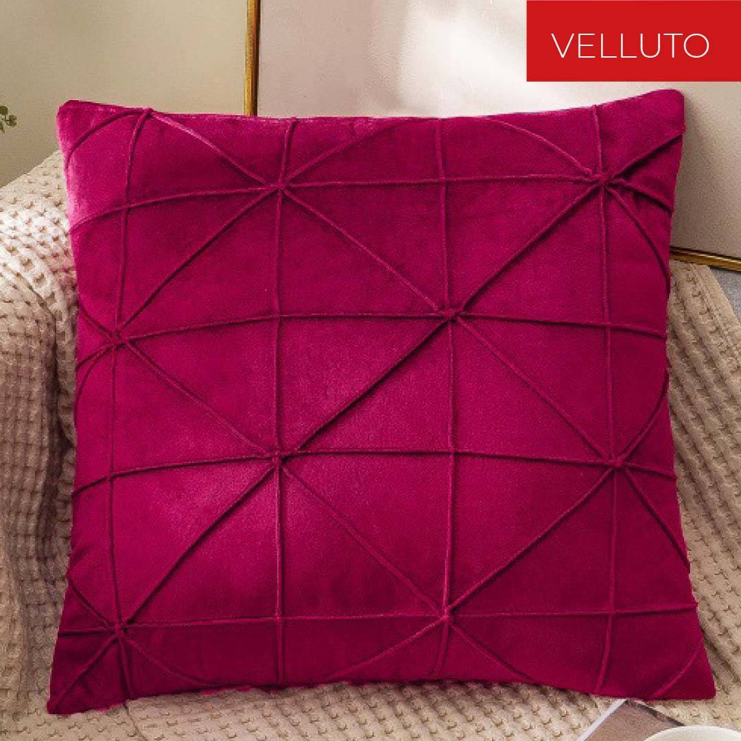 Federa cuscino Beel Velluto Porpora 45 x 45