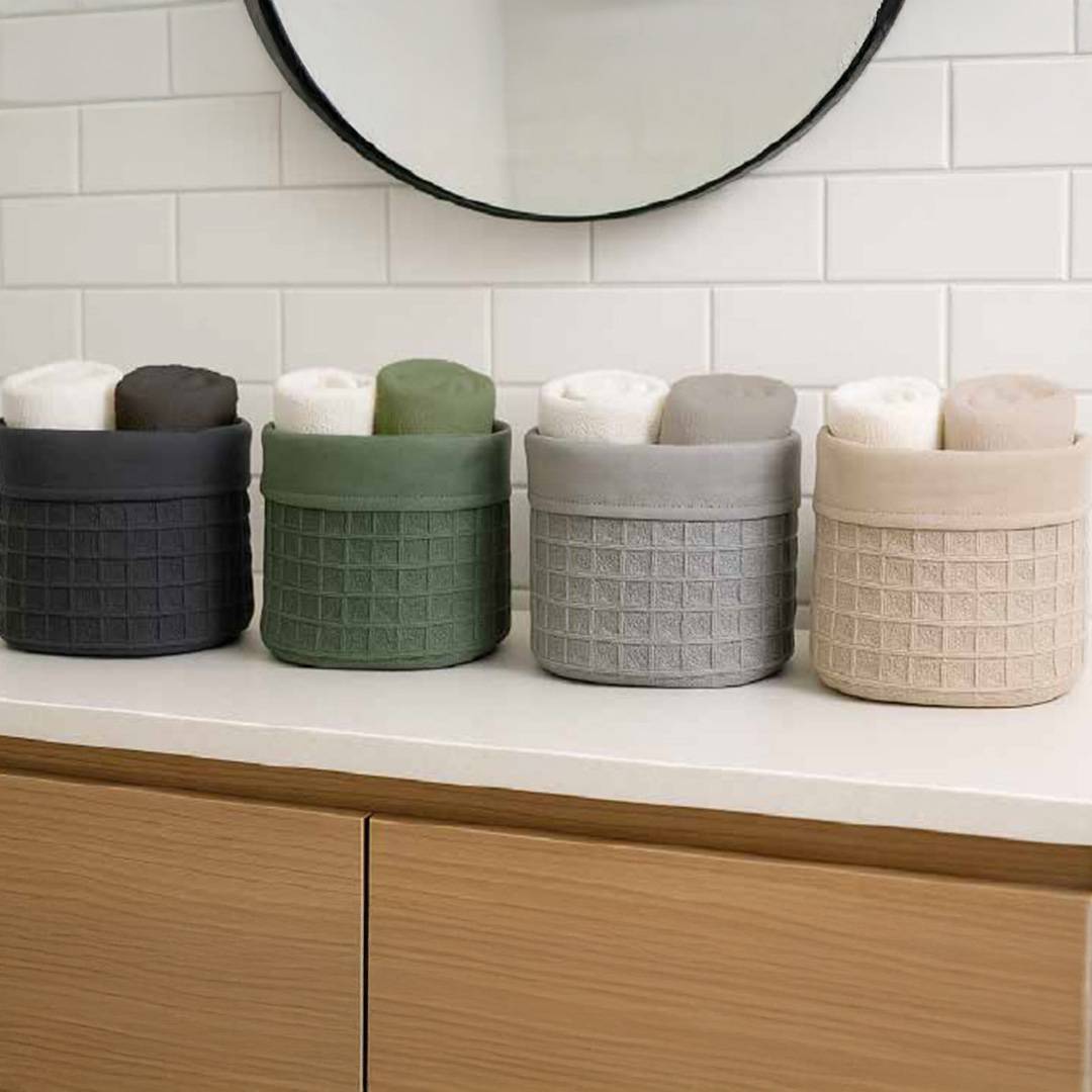 Cestino 4 Lavette Syd in Spugna Grigio